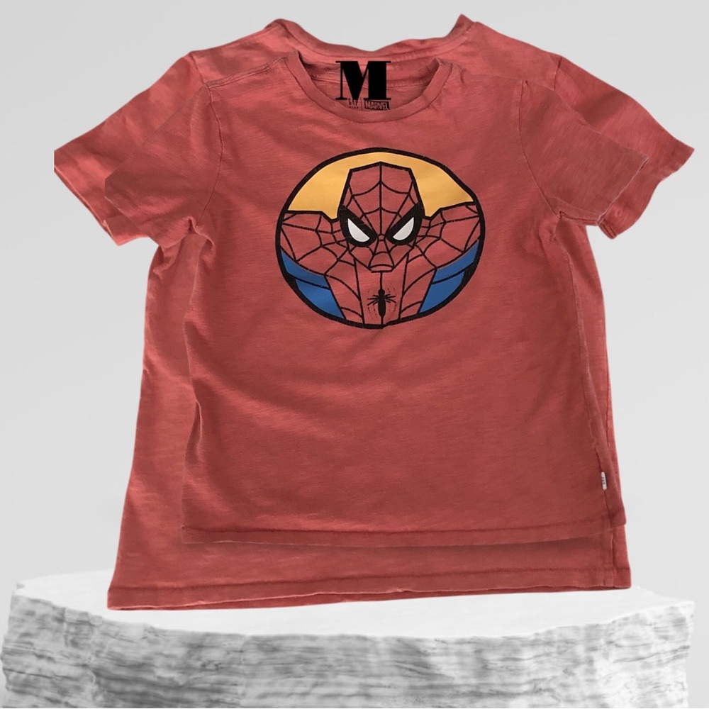 GAP Red Spider-Man Short Sleeve Tee